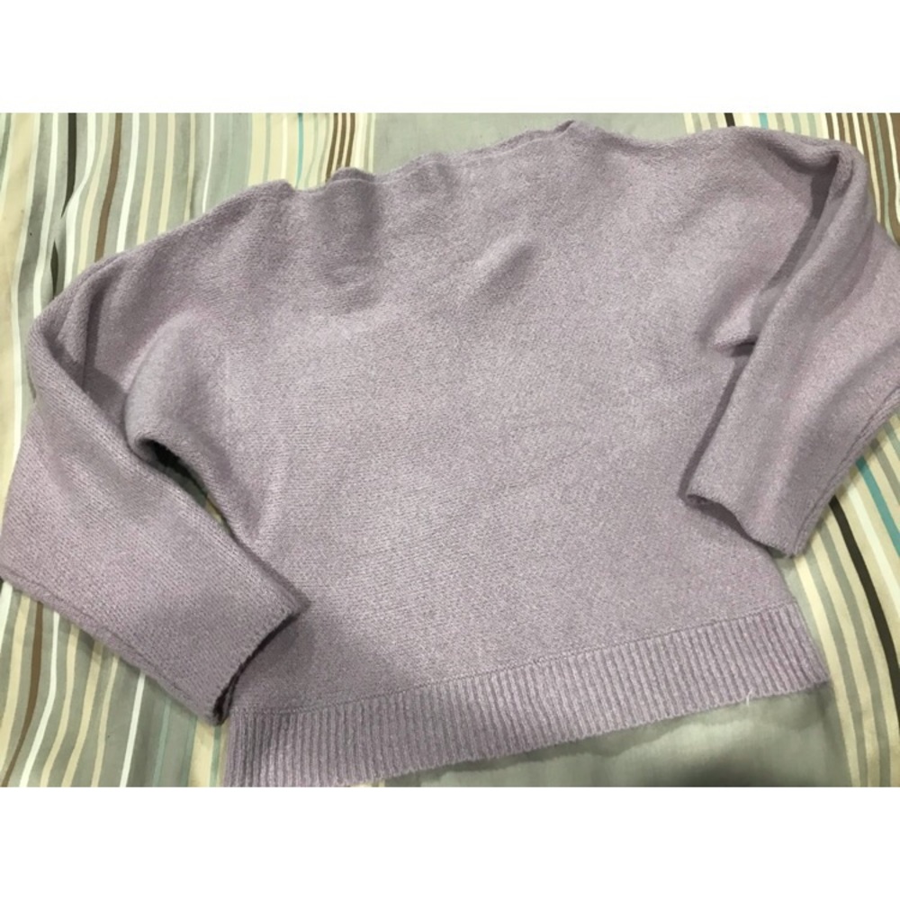 SOLd! Dolman purple sweater forever 21 medium - Picture 2 of 4
